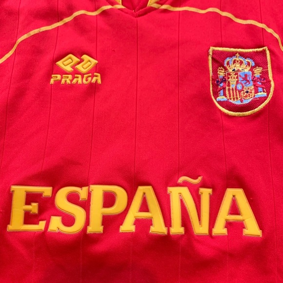 Espana Soccer Jersey Praha Sport Wear Size Large - Picture 2 of 8